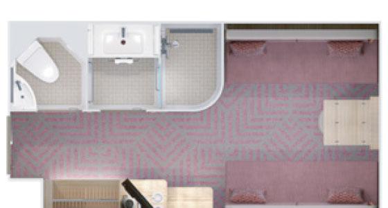 Inside Stateroom-格局 Inside Stateroom-格局